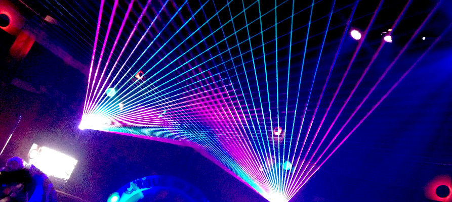 Boston Lasers Shows AT Cirque De Rage