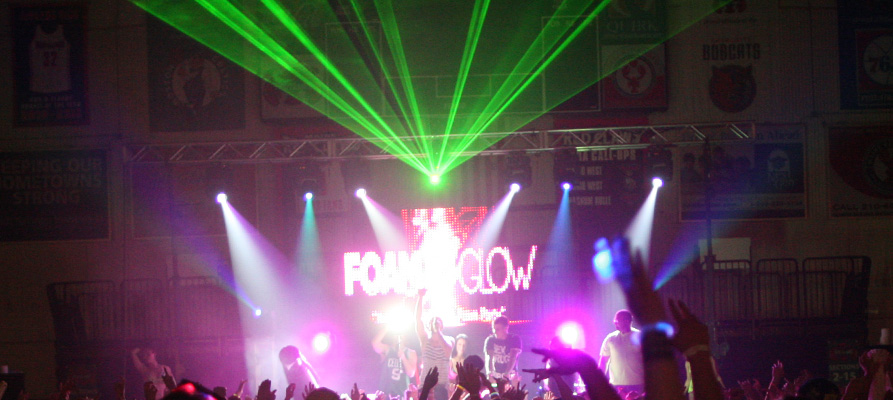 Boston Laser Shows AT Foam N' Glow